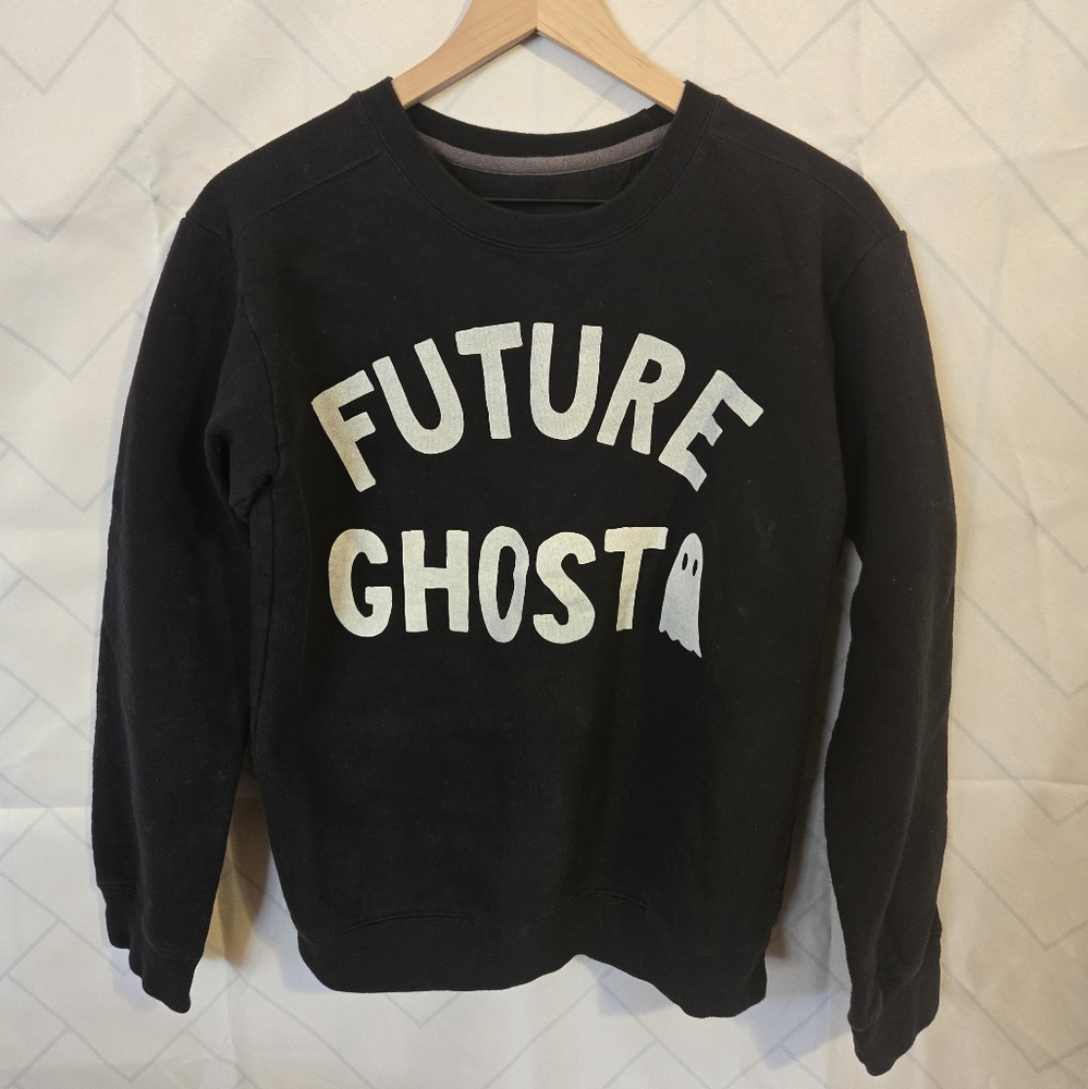 Black 'Future Ghost' Sweatshirt
